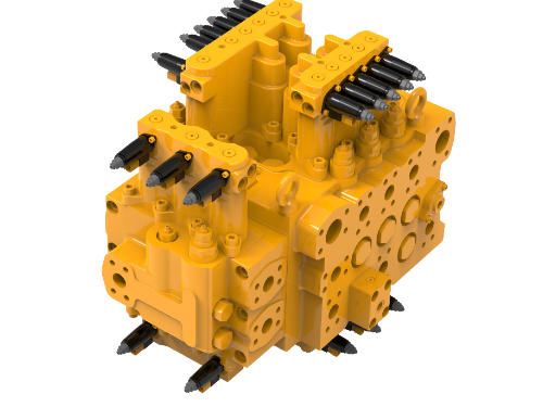 Multipath Valve for Big Excavator