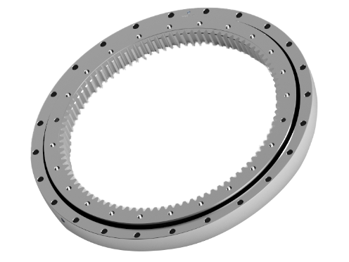 Single-row Four Points Contacting Ball Inner Gear Slewing Bearing