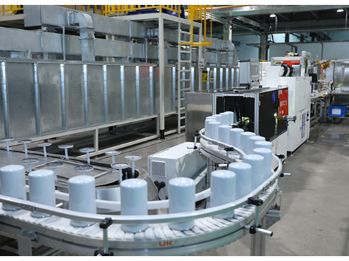 Automatic filter production line