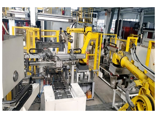 Support wheel automatic assembly production line